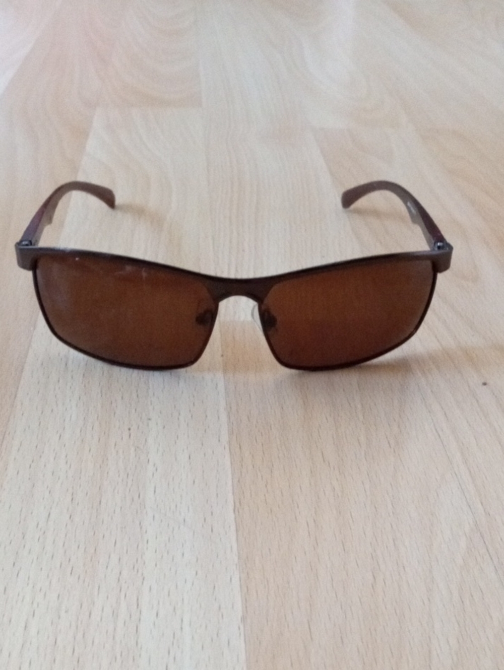 Men's Brown Polarized Swim Sunglasses